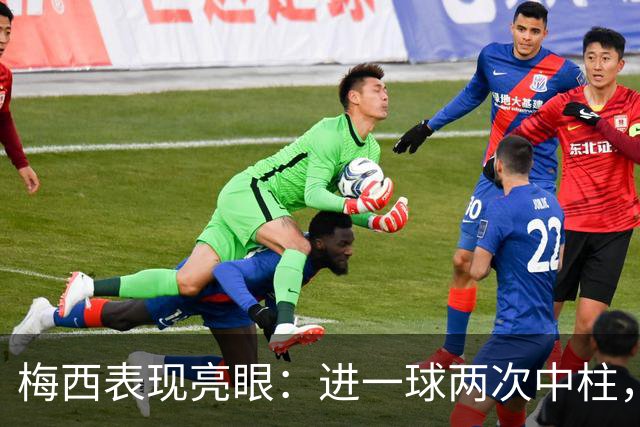 梅西表现亮眼：进一球两次中柱，评分高达9.6