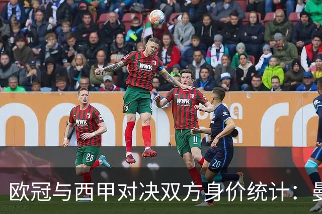 欧冠与西甲对决双方身价统计：曼城与巴黎居首，皇马占据九席