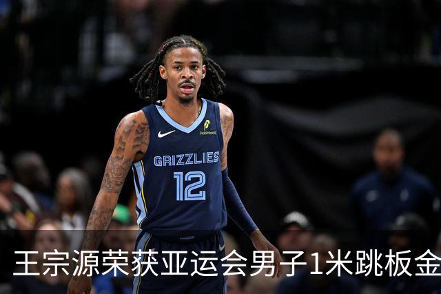 王宗源荣获亚运会男子1米跳板金牌